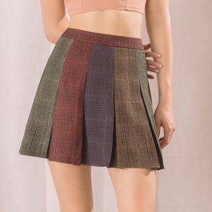 Storia Harry Potter Hogwarts House Pleated Plaid Skirt
